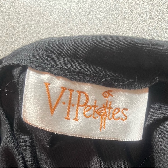 Vintage V-I-Petites Black Wool Blend Button Skirt - Picture 5 of 10